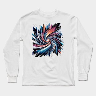 Cosmic Warp: Quantum leap time travel Long Sleeve T-Shirt